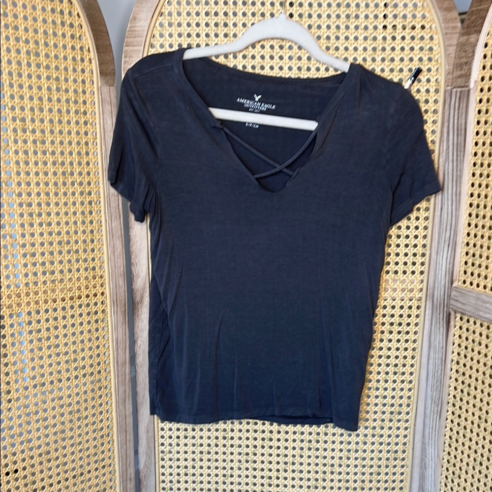 American Eagle Outfitters Black Women's Top